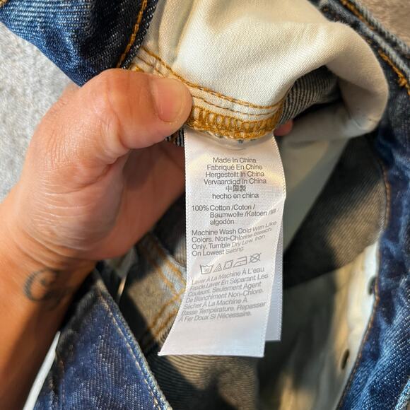 Alexa Chung for Madewell High-Rise Straight Jean in Allendale Wash Size 28 New - Picture 7 of 9